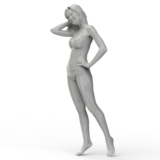 秋季姿势女人缩略图